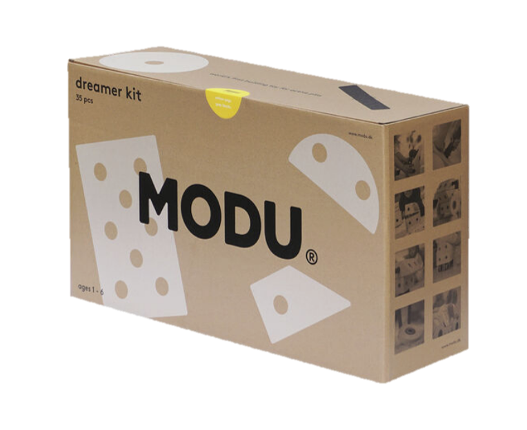 MU-01 Danish MODU Building Blocks set – Dreamer Kit (Yellow / Red / Blue)