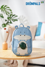 Load image into Gallery viewer, DP-001-05 DRÖMPALS Eco Kids&#39; Backpack - Hippo
