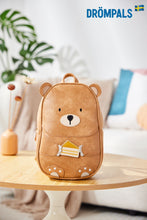 Load image into Gallery viewer, DP-001-08 DRÖMPALS Eco Kids&#39; Backpack - Bear
