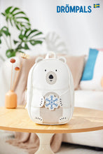 Load image into Gallery viewer, DP-001-06 DRÖMPALS Eco Kids&#39; Backpack - Polar Bear
