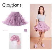 Load image into Gallery viewer, TU-01 French Q.cutians Girls Tutu skirt
